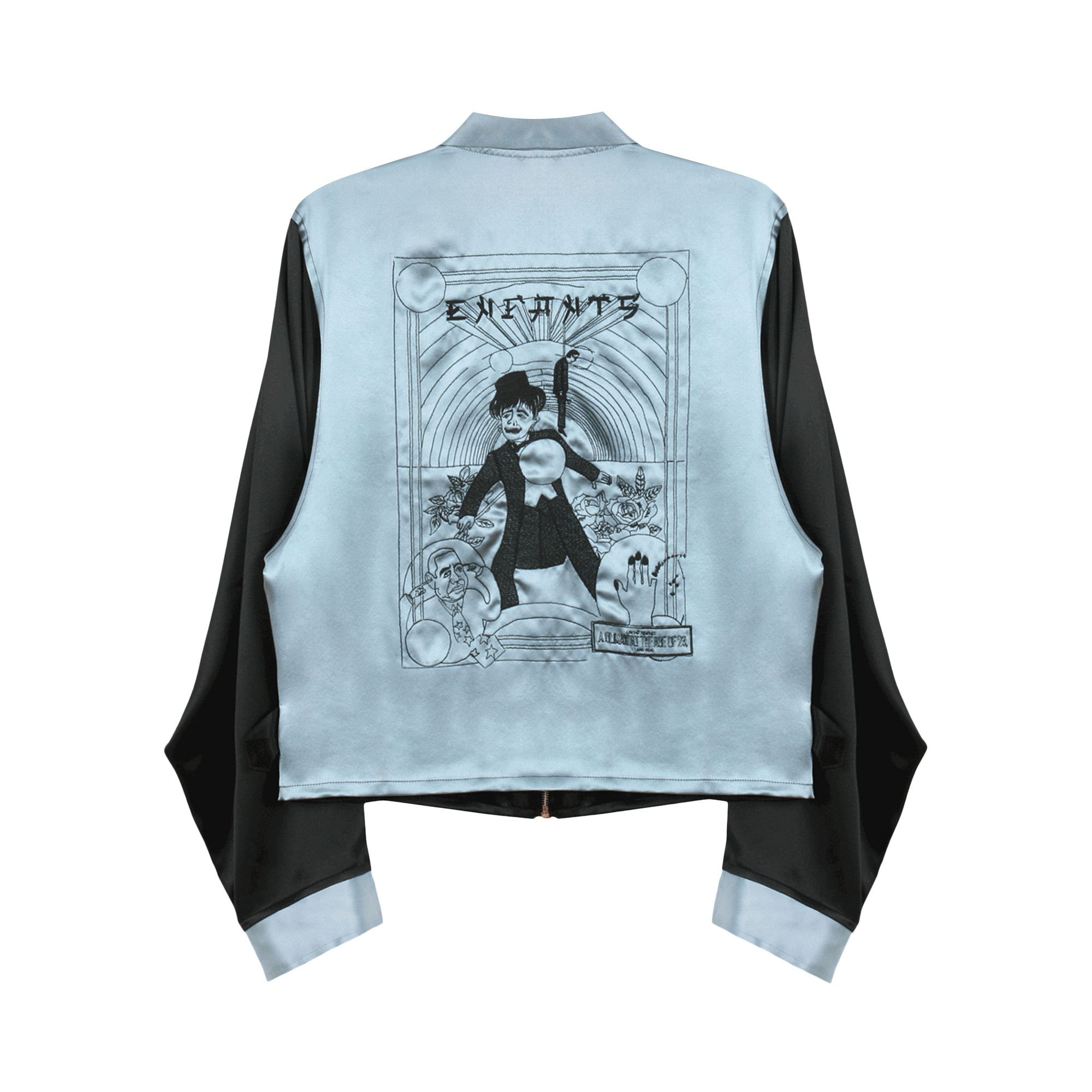 Buy Enfants Riches Déprimés Climax At 29 Western Jacket 'Black/Silver/Blue'  - FW20 030 337 BLAC | GOAT