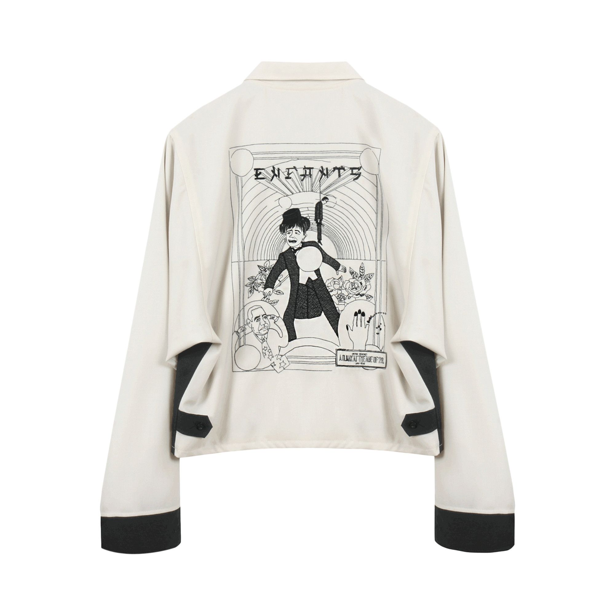 Buy Enfants Riches Déprimés Climax At 29 Western Jacket 'Black/Cream' - FW20  030 338 BLAC | GOAT