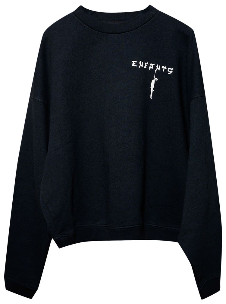 Enfants Riches Deprimes Climax At 29 Crewneck Black