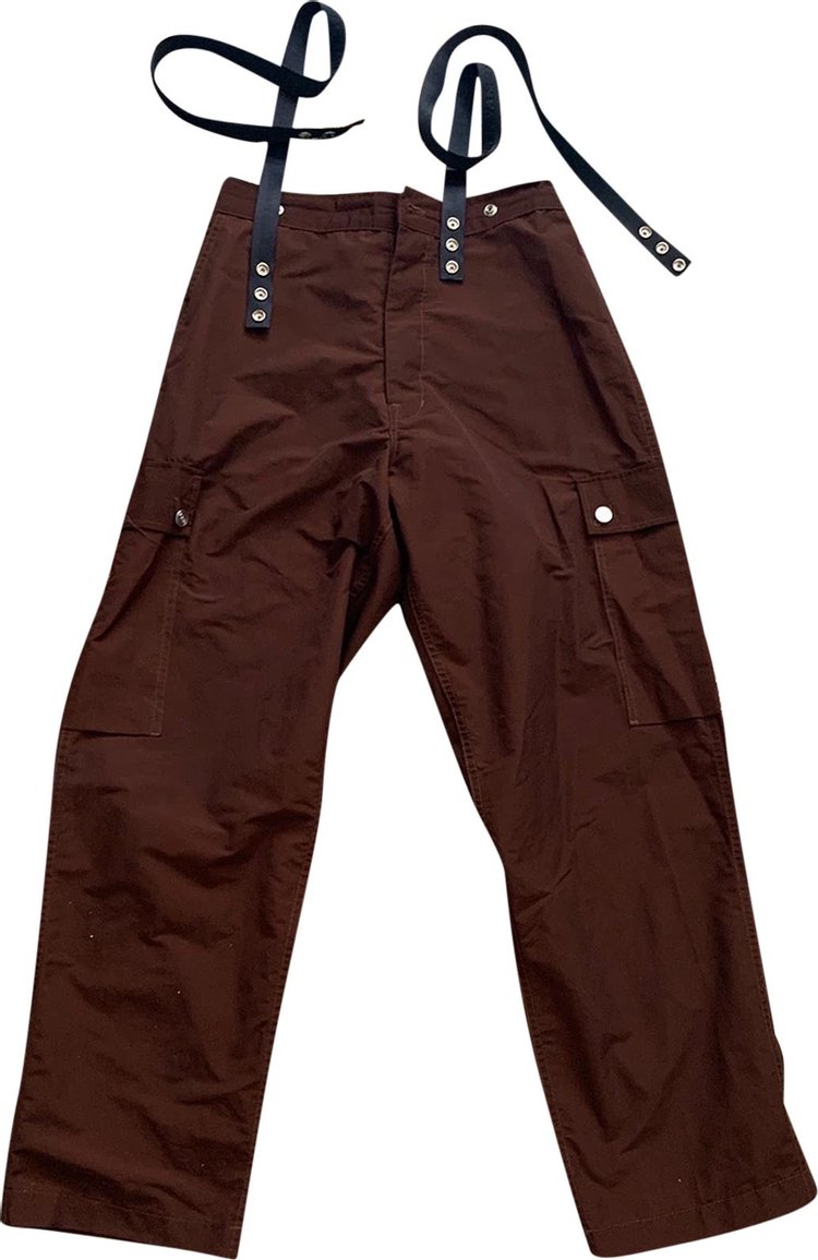 Enfants Riches Deprimes Cargo Suspender Trouser Brown