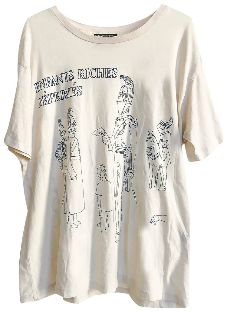 Enfants Riches Deprimes Cavalry T Shirt Cream