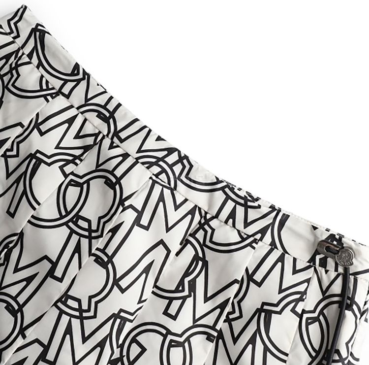 Moncler Girocollo Midi Skirt WhiteBlack