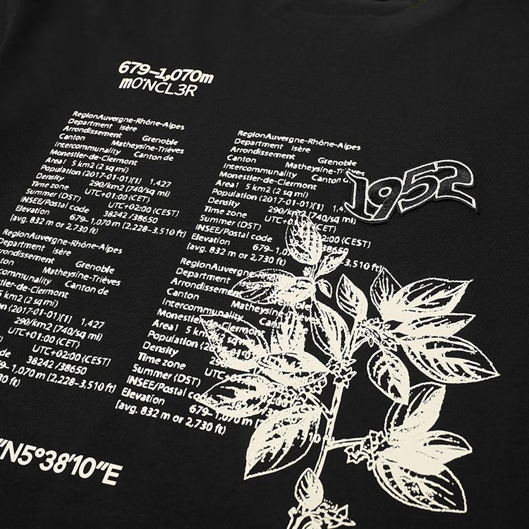 Moncler Genius 1952 Long Sleeve T Shirt Black