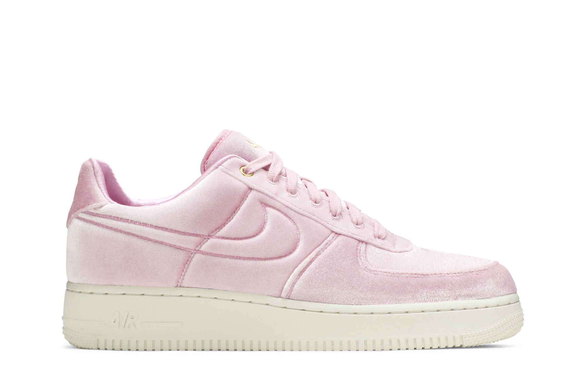 Buy Air Force 1 Low 07 Premium Pink Velour AT4144 600 GOAT