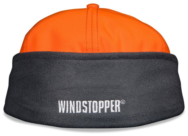 Supreme x WINDSTOPPER Earflap Box Logo New Era Orange