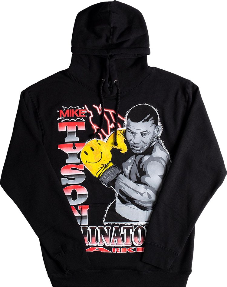 Chinatown Market Smiley Boxing Hoodie Black