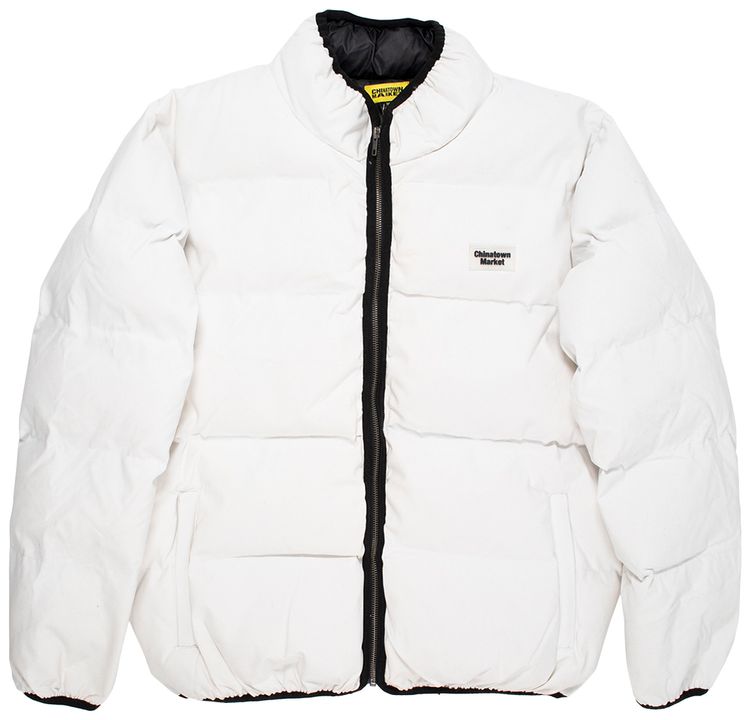 Chinatown Market UV Puffer Jacket White