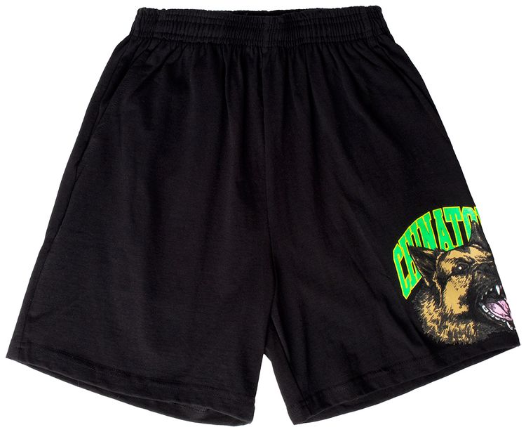 Chinatown Market Beware Sweatshort Blk