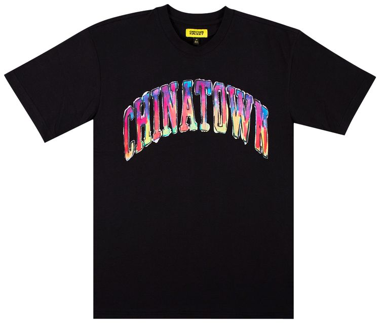 Chinatown Market Watercolor Arc Tee Black