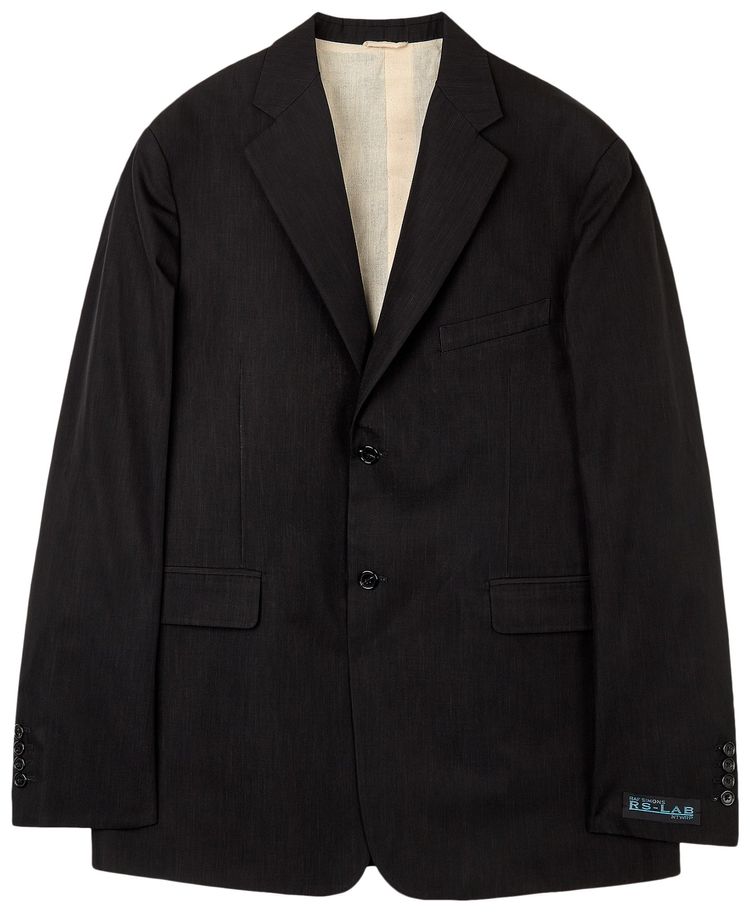 Raf Simons Redux Straight Fit Blazer Anthracite