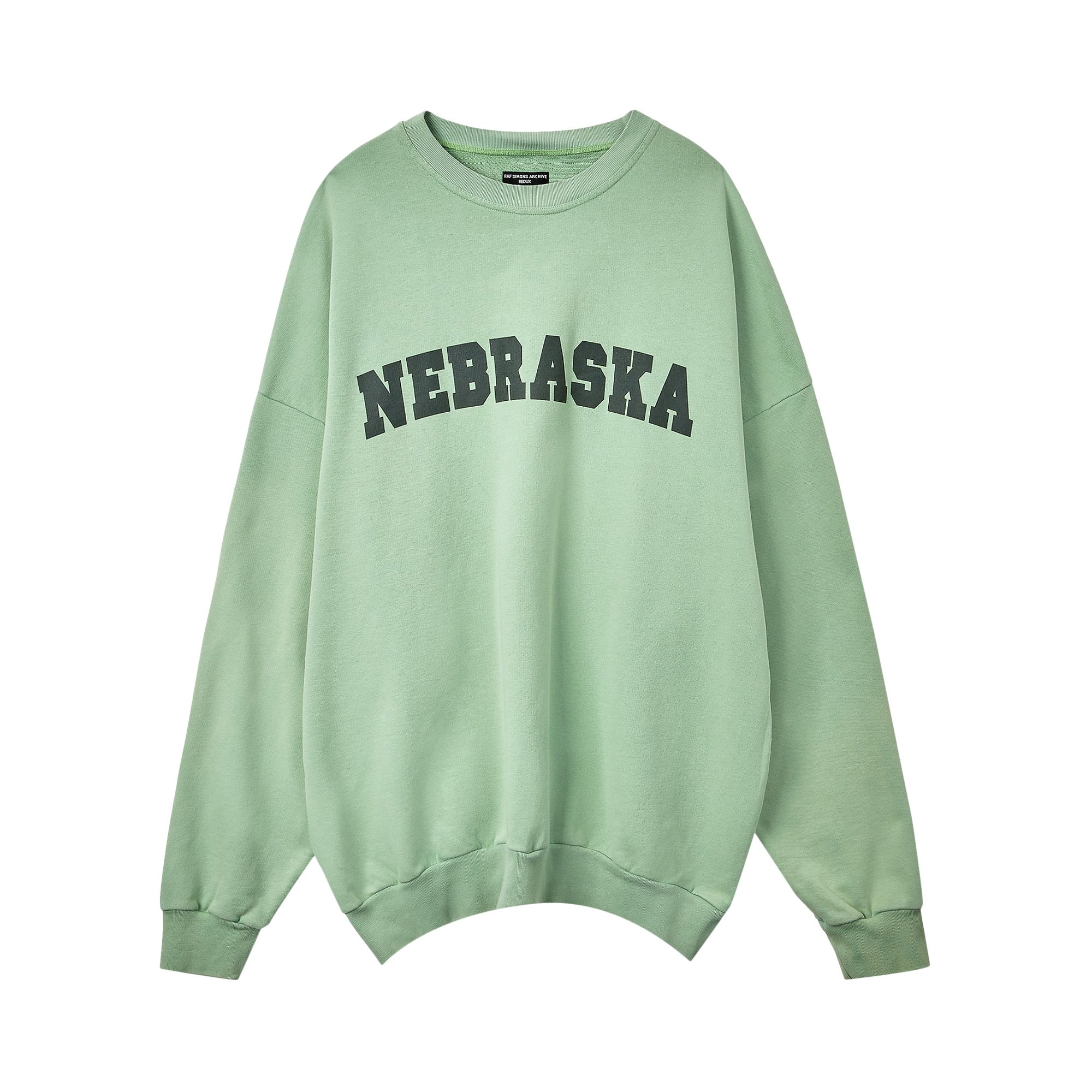 Raf Simons Redux Sweater With Nebraska Print 'Mint'