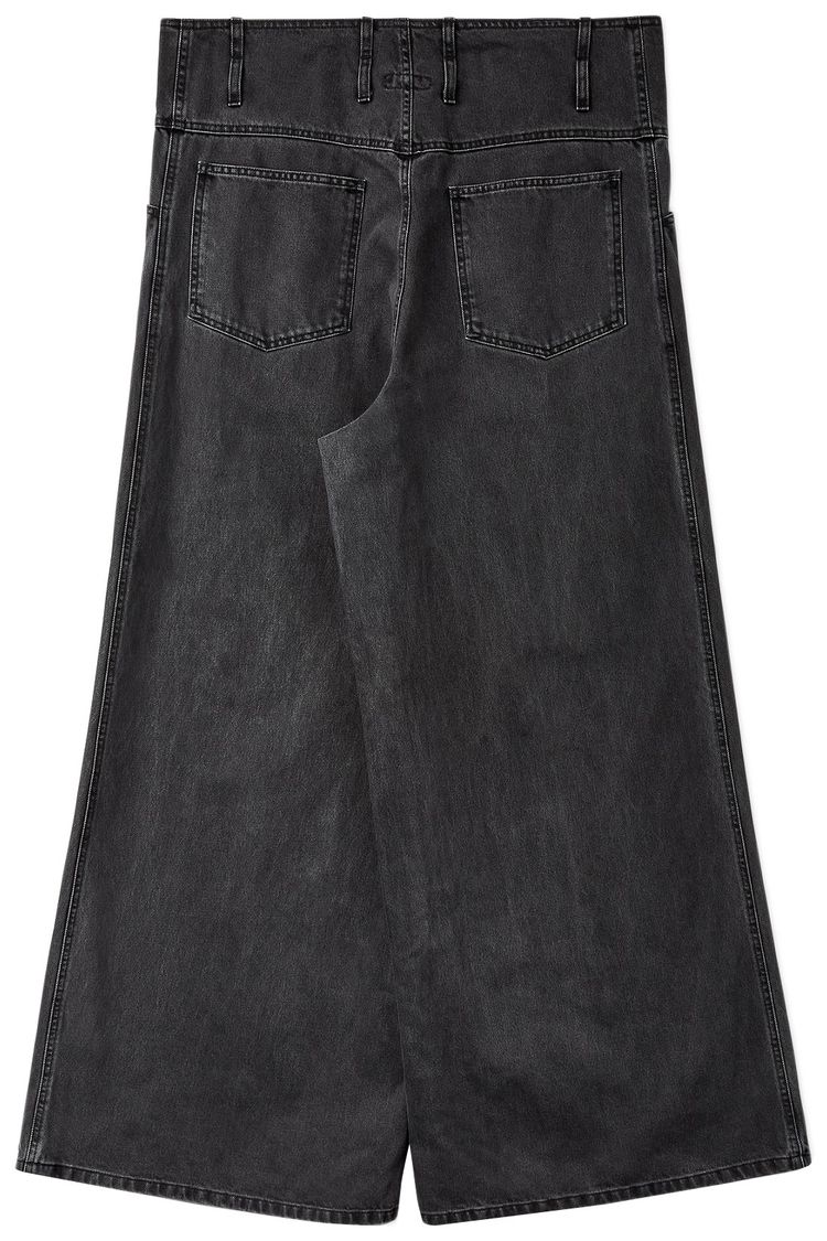 Raf Simons Redux Oversized Denim Pants Black