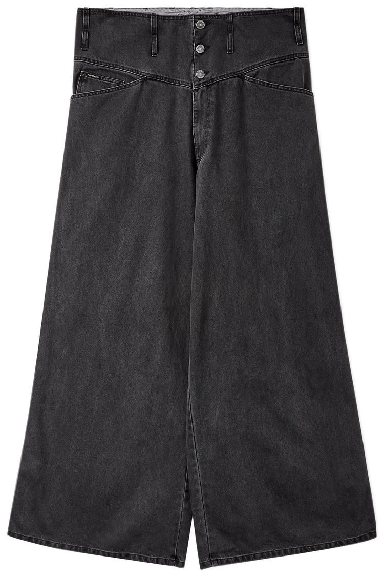 Raf Simons Redux Oversized Denim Pants Black