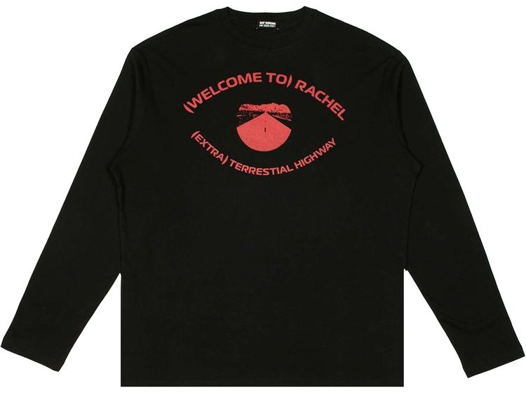 Raf Simons Redux Highway Eye Long Sleeve T Shirt Black