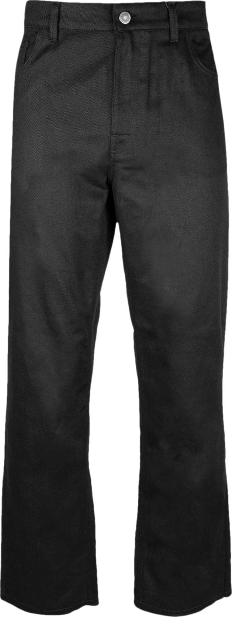 Raf Simons Redux Zip Pocket Cropped Denim Pants 'Black'