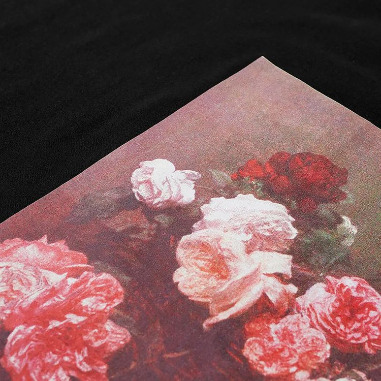 Raf Simons Redux Large Short Sleeve T Shirt With Flower Print Black