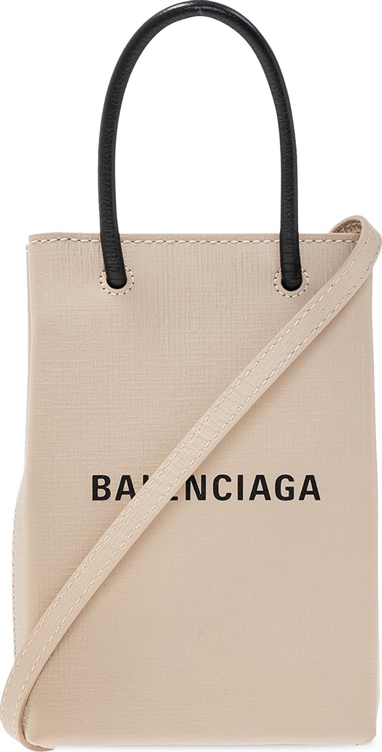 Balenciaga Mobile Phone Bag Light Beige