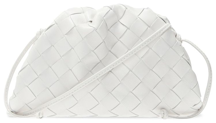 Bottega Veneta The Mini Pouch Shoulder Bag ChalkGold