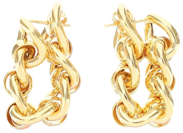 Bottega Veneta Orecchini Earrings YellowGold