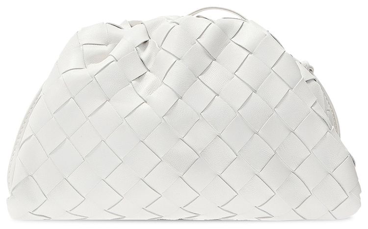 Bottega Veneta The Mini Pouch Shoulder Bag ChalkGold