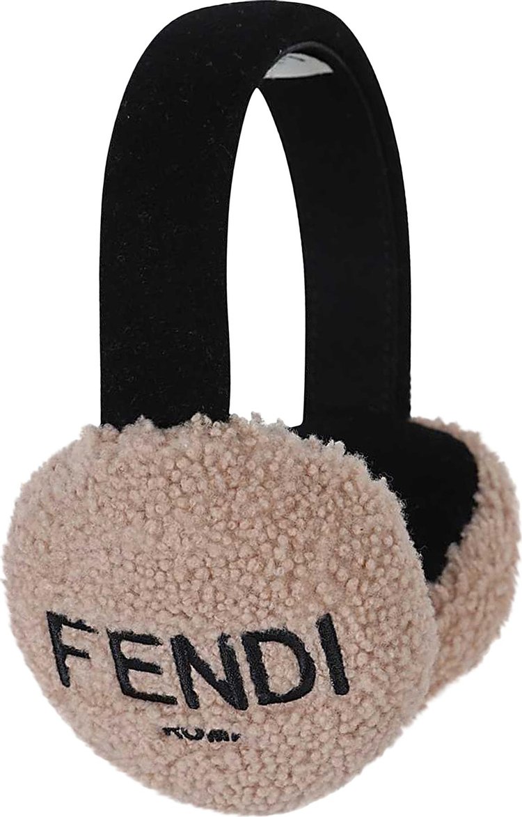 Fendi Logo Earmuffs PinkBlack