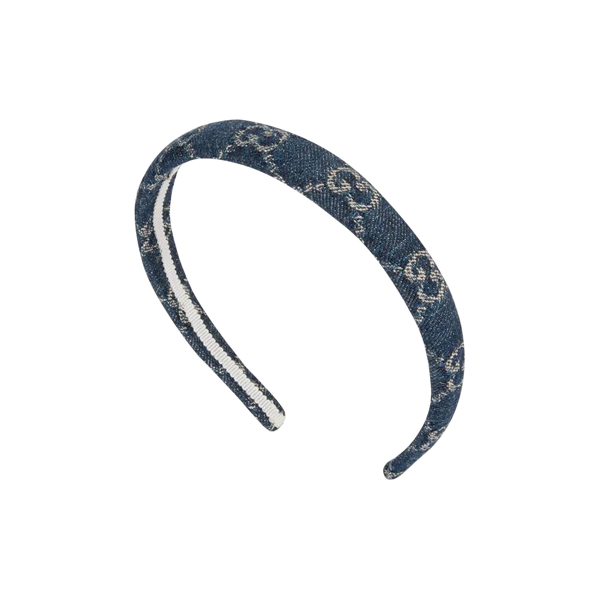 Buy Gucci Eco Washed Denim Hair Band 'Blue' - 652835 3HAAH 4900