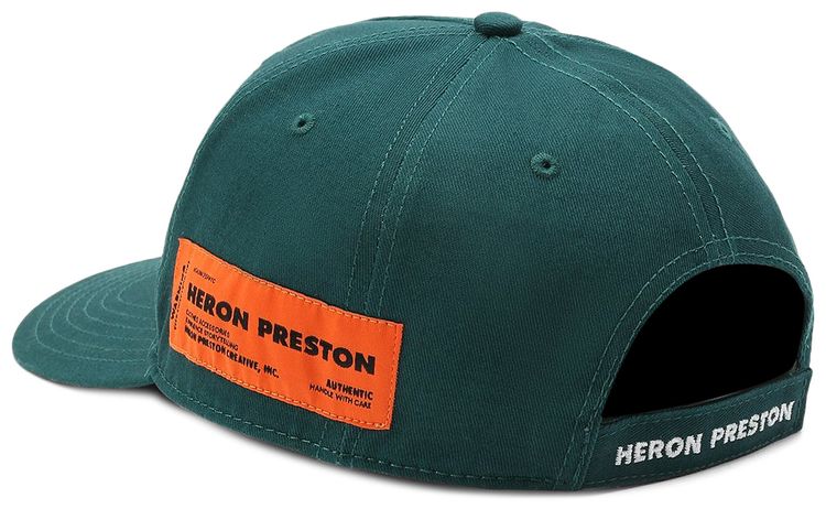 Heron Preston CTNMB Halo Baseball Cap PetrolWhite