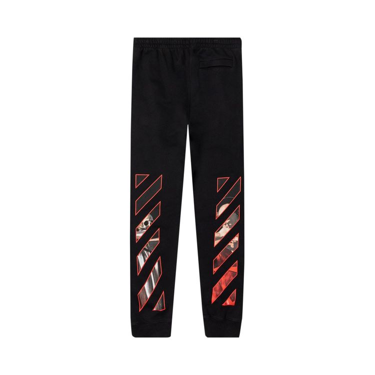 Off White Caravaggio Cuffed Sweatpant BlackRed