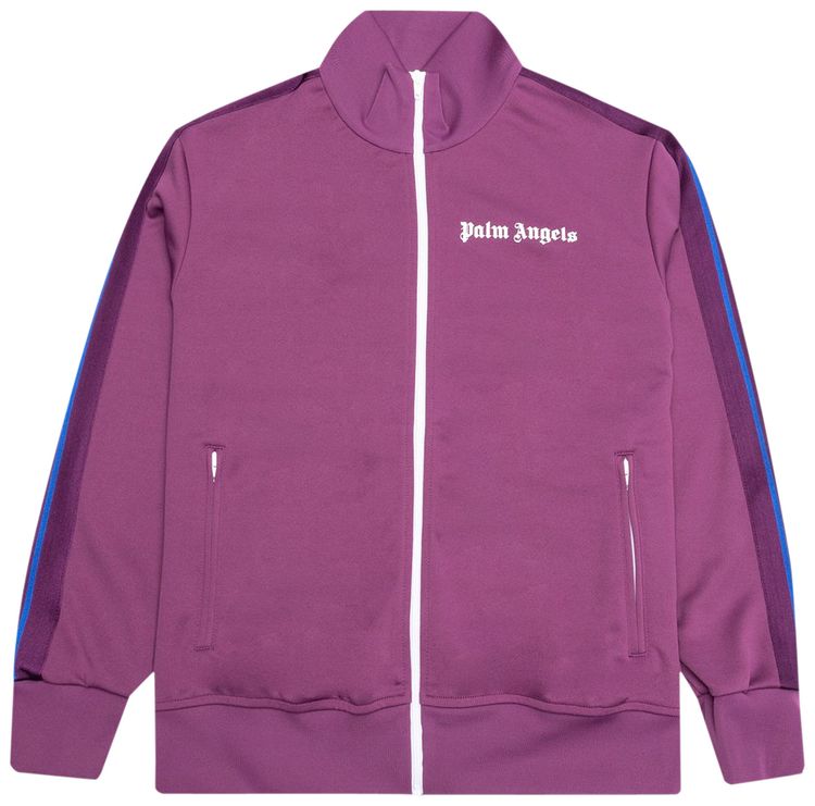 Palm Angels College Track Jacket GrapeWhite