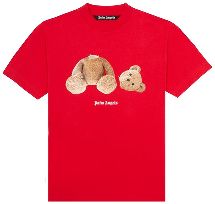 Palm Angels Bear Tee RedBrown