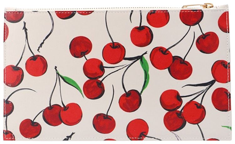 Saint Laurent Monogram Bill Pouch Crema SoftRed