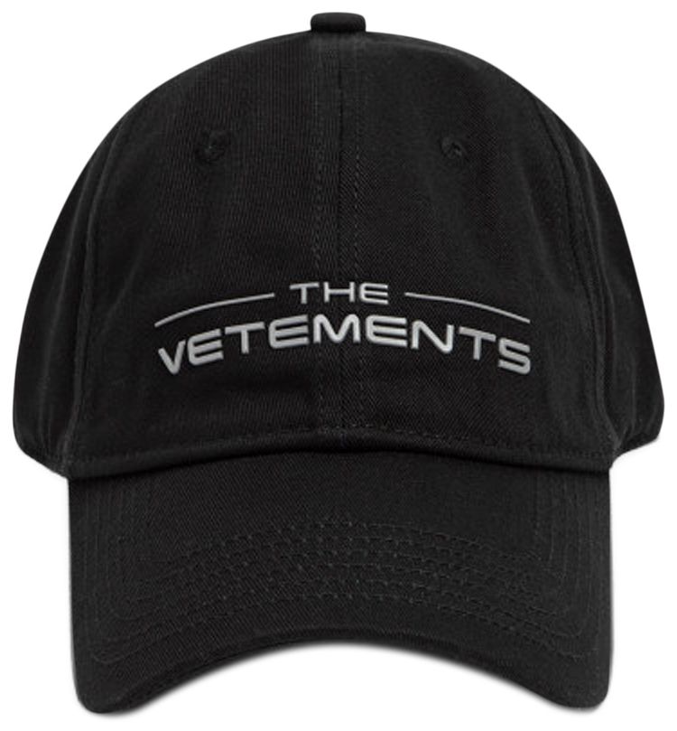 Vetements The Logo Cap Black