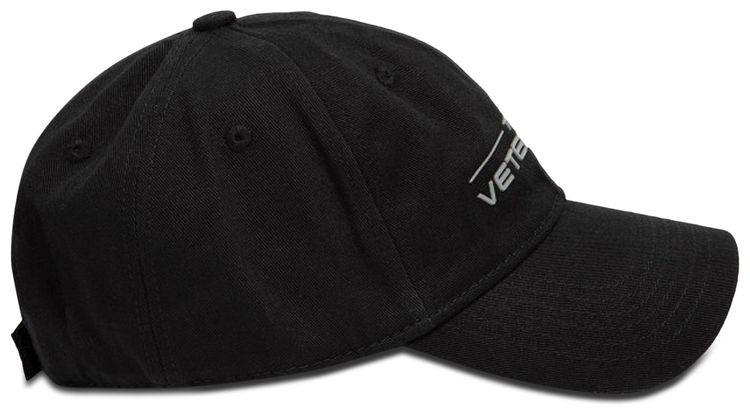 Vetements The Logo Cap Black