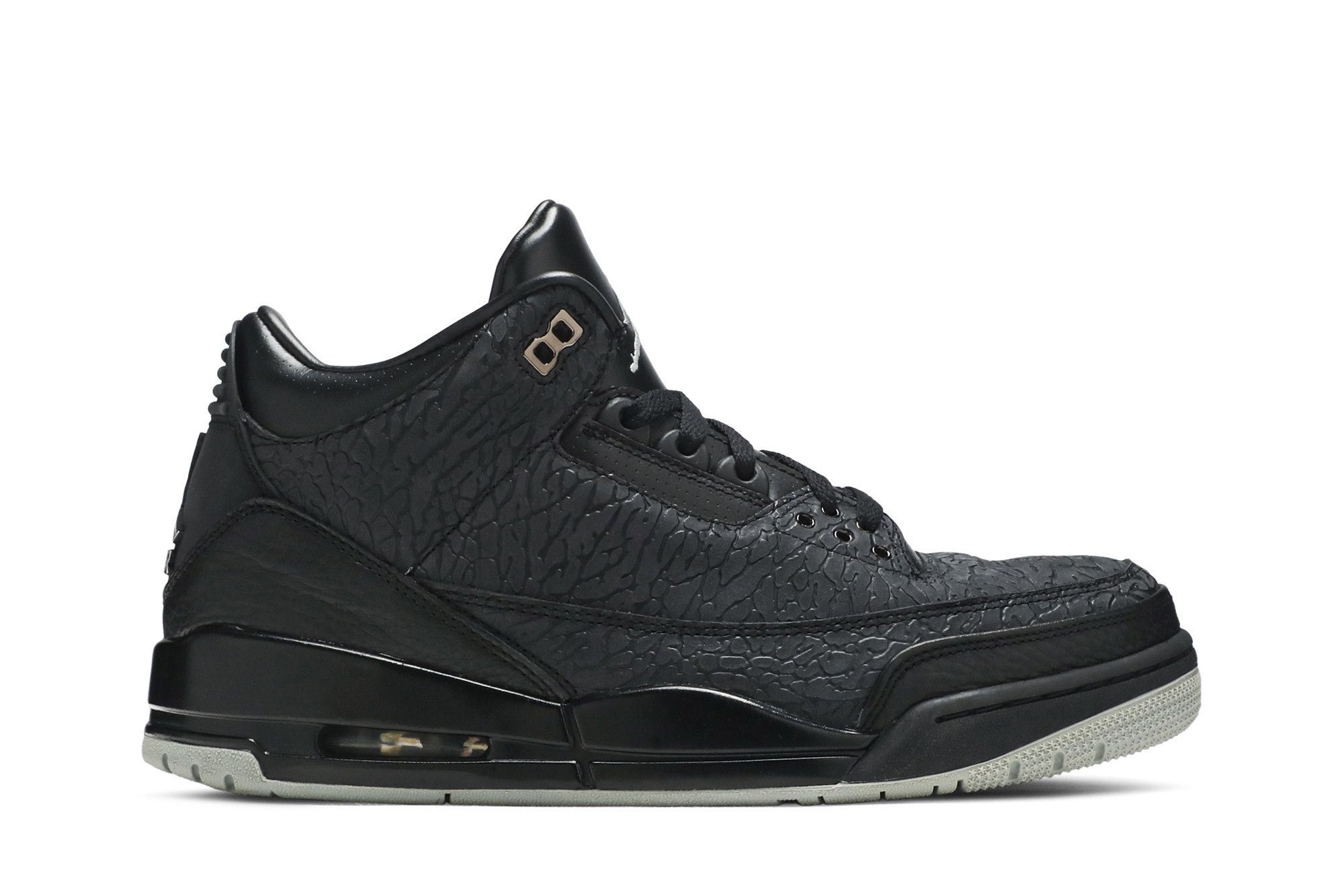 All black jordans 3 hot sale