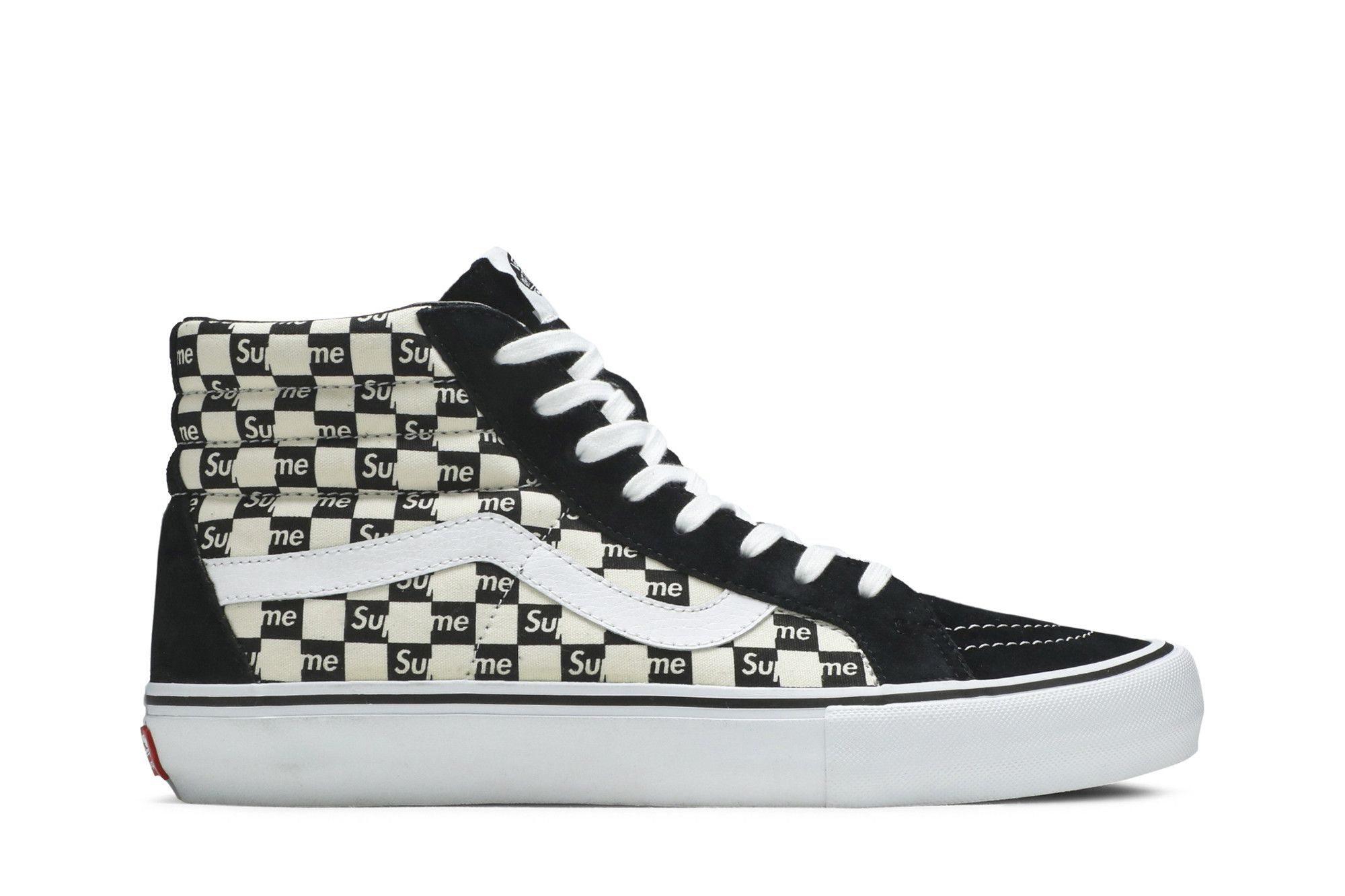 Buy Supreme x Sk8-Hi Pro 'Checkered Black' - VN0A38Z3JLW | GOAT