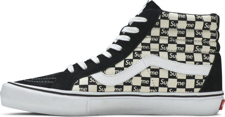 Supreme x Sk8 Hi Pro Checkered Black