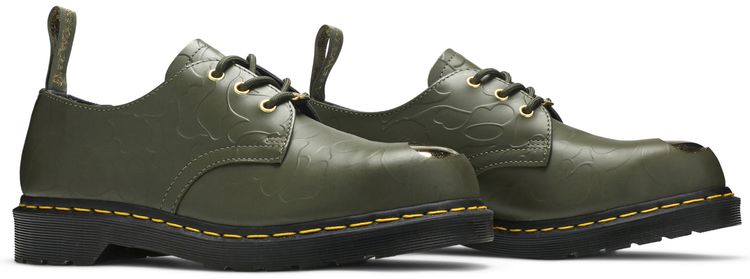 Bape x Dr Martens Emboss 1461 Khaki