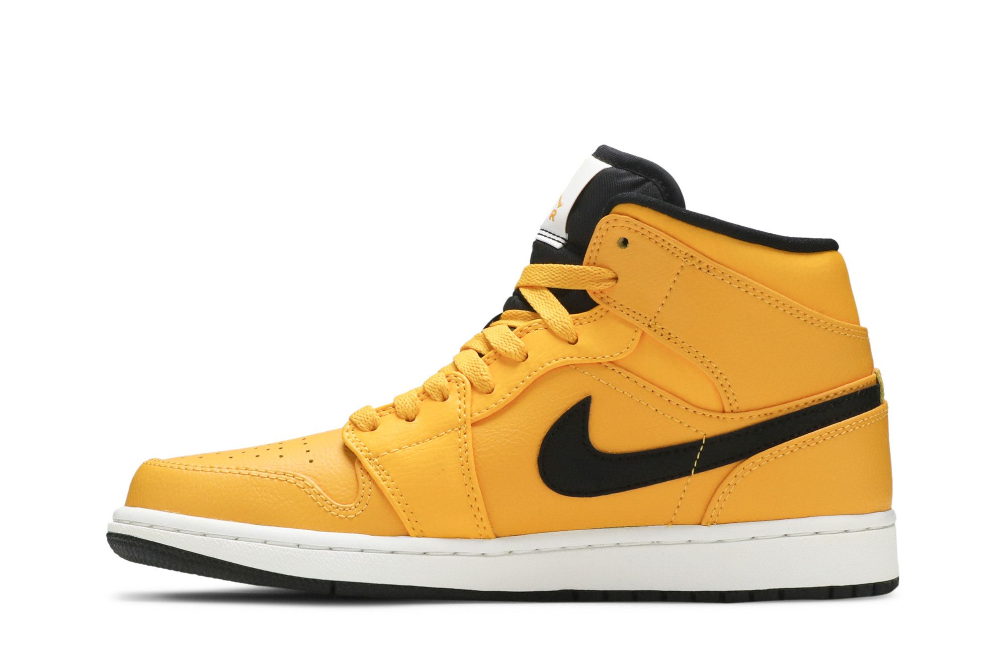 Jordan 1 mid yellow on sale