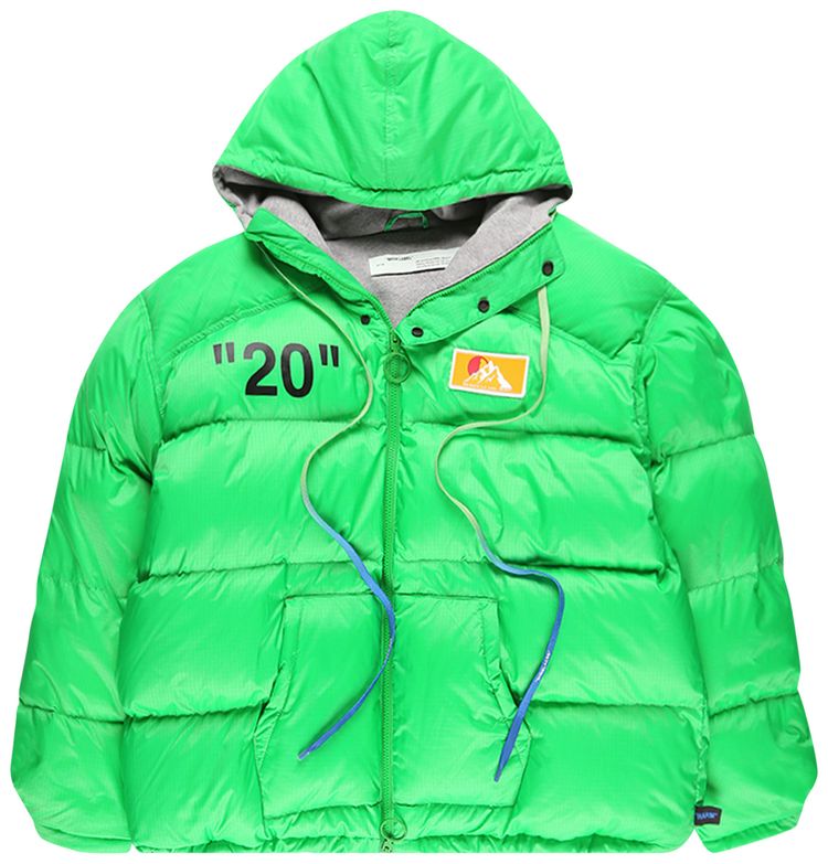 Zipped Puffer Green