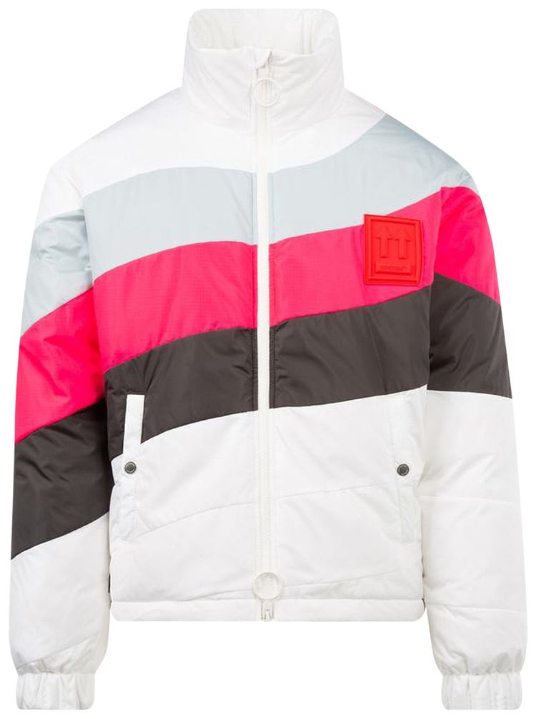 Off White Puffer Anorak Grey