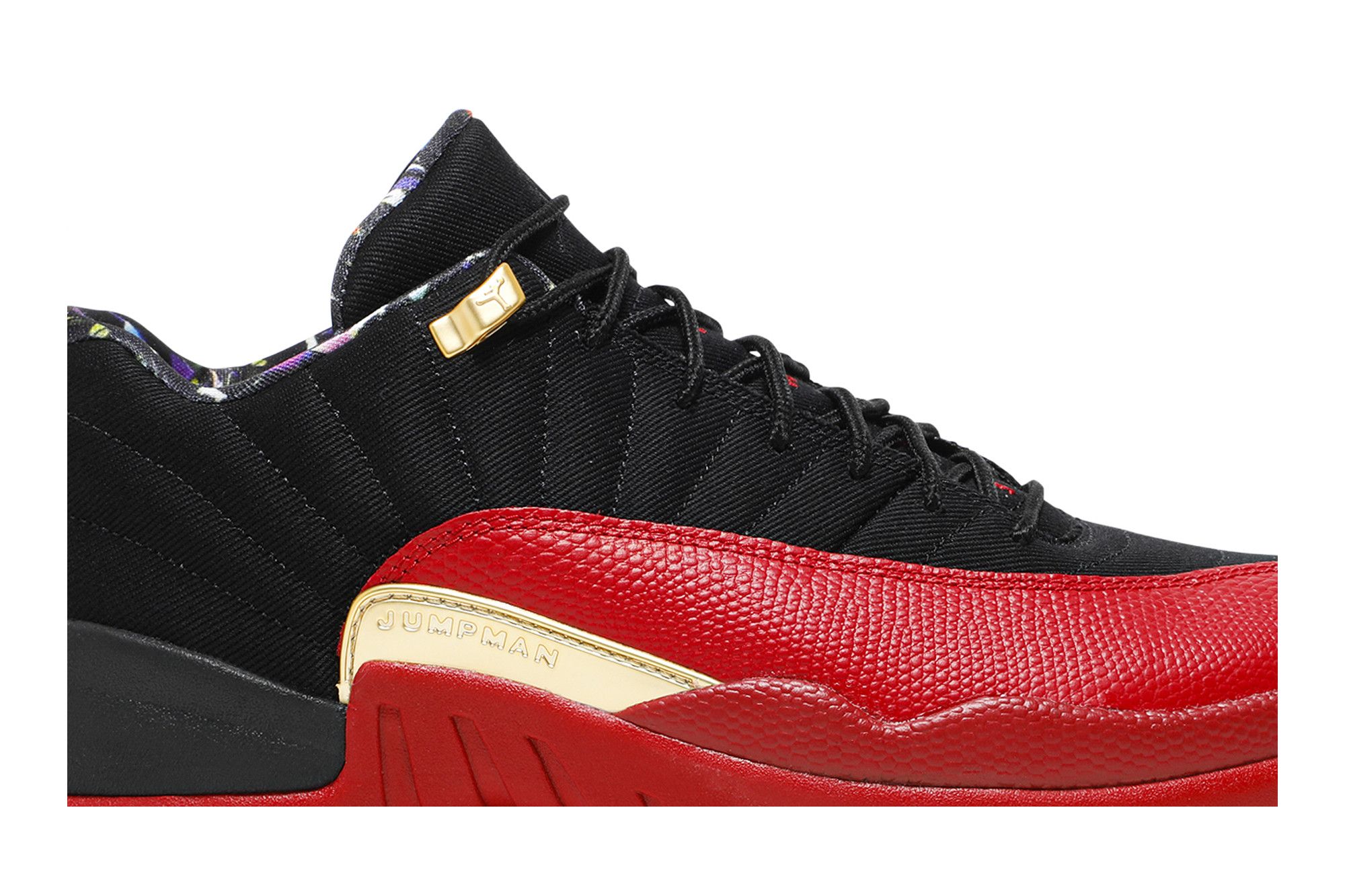 Nike Air Jordan 12 Retro Low SE Super Bowl-Black/Gold/Red