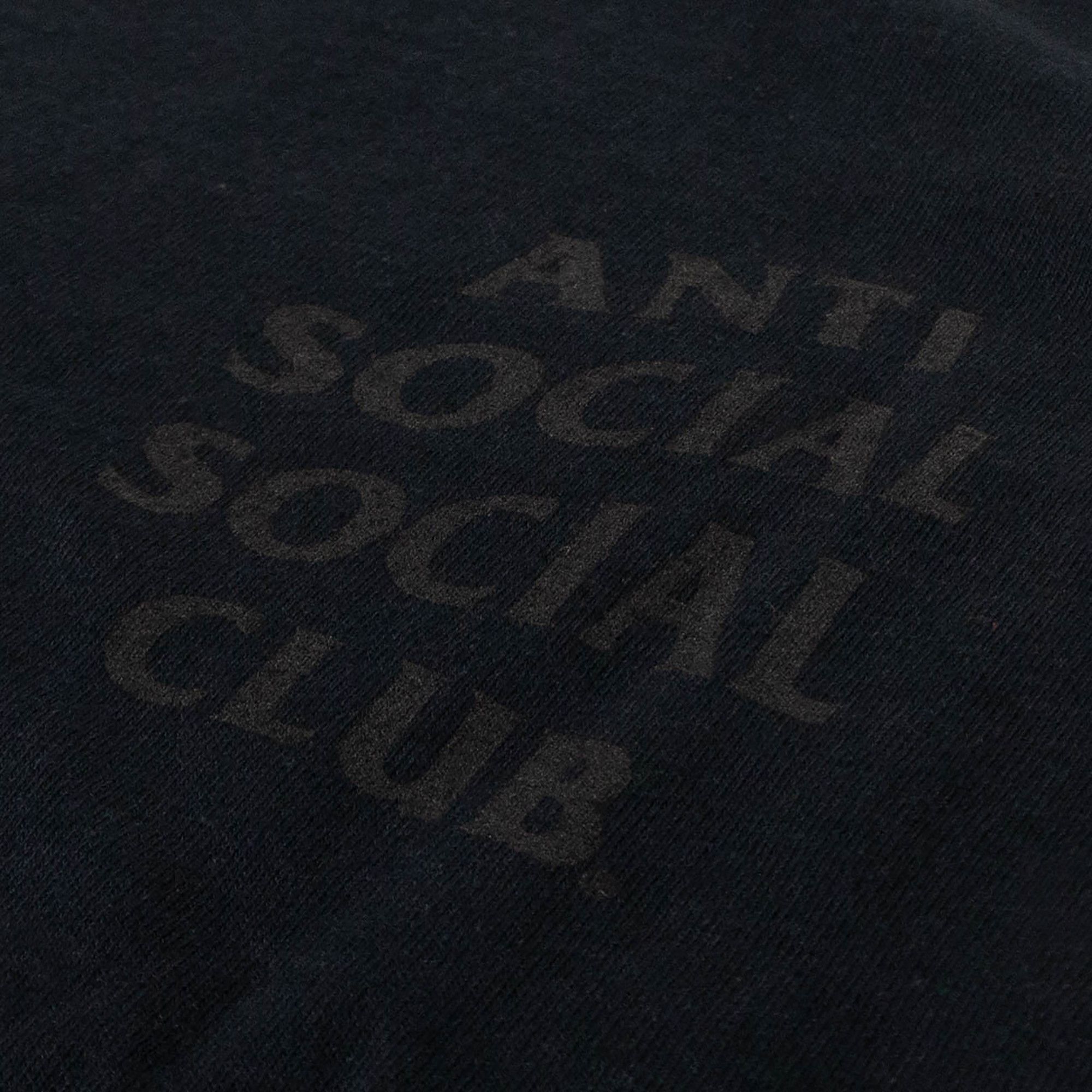 ANTI SOCIAL SOCIAL CLUB ドラマティック クコッチTシャツ Anti Social Social Club SS '20 Kkoch Dramatic Rose Tee Black