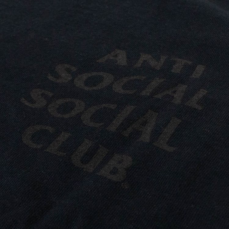 Anti Social Social Club Dramatic Kkoch Short Sleeve T Shirt Black