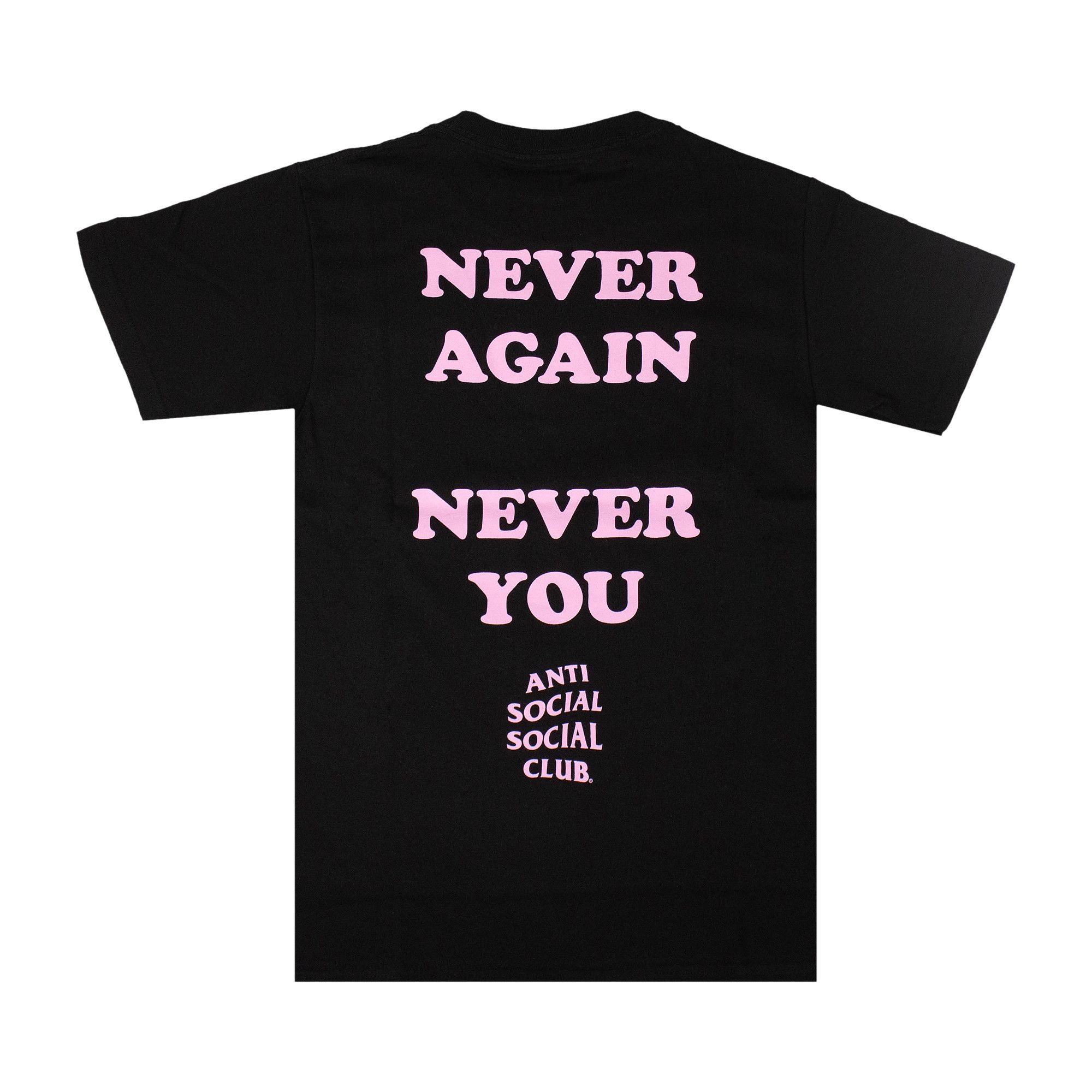 即納★ANTI SOCIAL SOCIAL CLUB★THANK YOU COME AGAIN TEE ANTI SOCIAL SOCIAL CLUB Dragon logo Short Sleeve Unisex