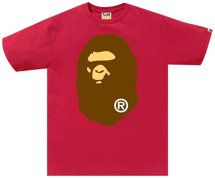 BAPE Big Ape Head Tee Red