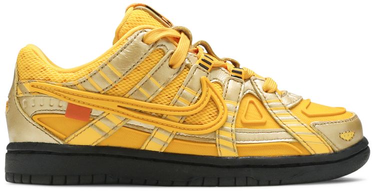 Off White x Nike Rubber Dunk PS University Gold
