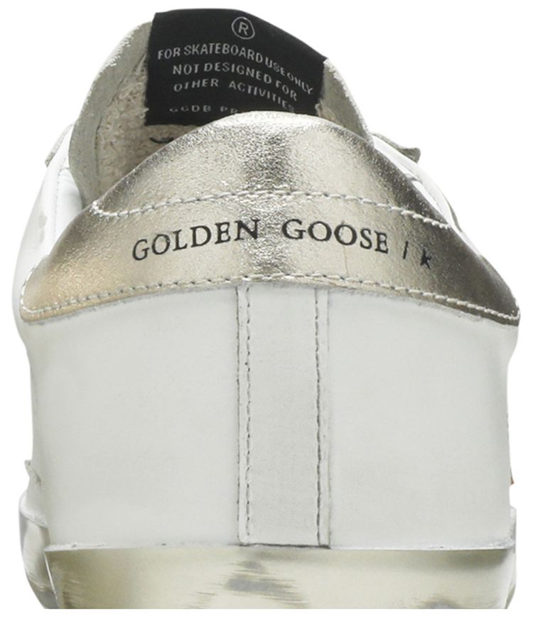 Golden Goose Superstar White Silver