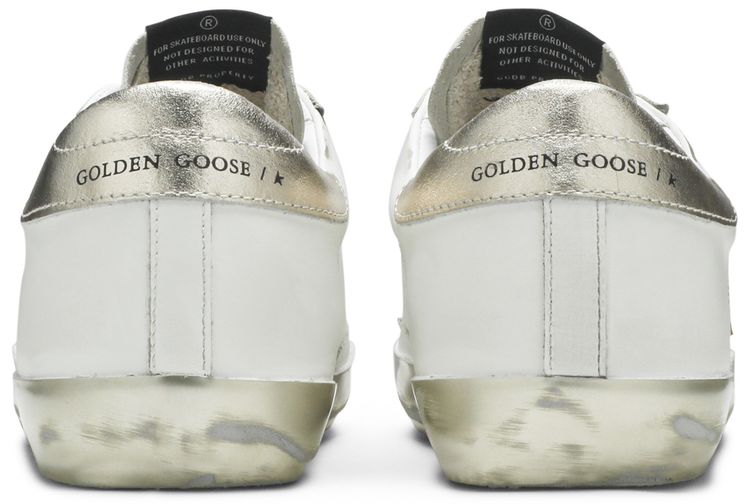 Golden Goose Superstar White Silver