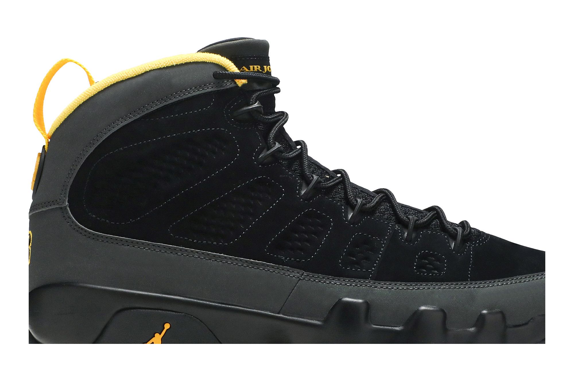 Air Jordan 9 Retro Dark Charcoal University Gold 12