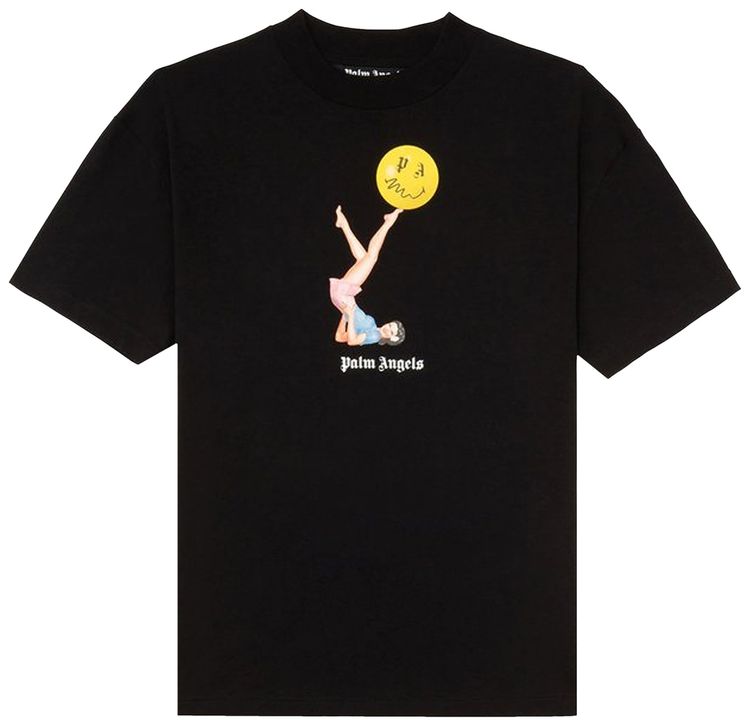 Palm Angels Juggler Pin Up Tee BlackPink